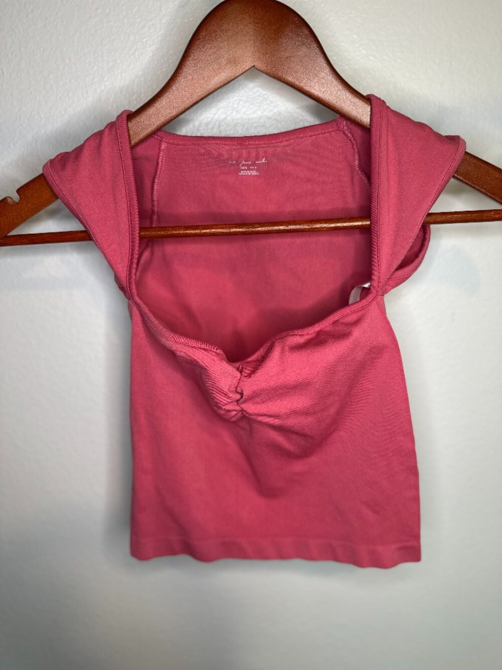 Out From Under Urban Outfitters Balletcore Pink Seamless Cap Sleeve Top - XS/S